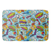 Aangepaste naam Comics Patroon Badmat (Voorkant)
