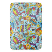 Aangepaste naam Comics Patroon Badmat (Voorkant Verticaal)