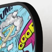 Aangepaste naam Comics Patroon Pickleball Paddle (Links Detail)