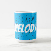 Aangepaste naam Confetti Aangepaste kleur Koffiemok (Center)