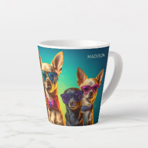 Aangepaste naam Cool Dogs Latte Mok