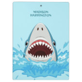 Aangepaste naam Cool Shark Klembord (Achterkant)
