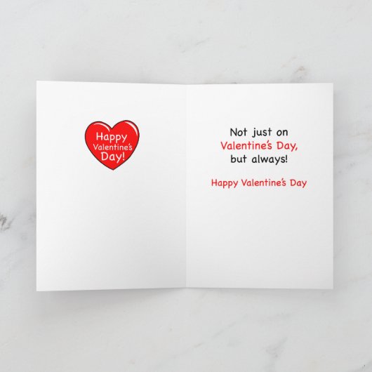 Aangepaste naam Cool Valentijn Penguin Kaart (Binnen)