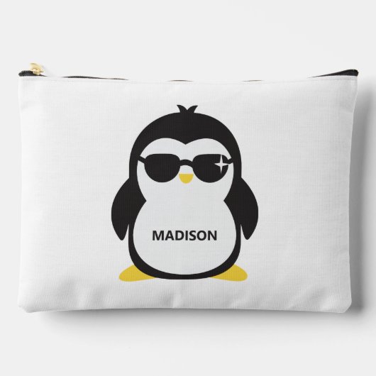 Aangepaste naam coole pinguïn etui (Voorkant)