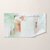 Aangepaste naam Corgi Pet Dog Bad Handdoek (Handdoek)