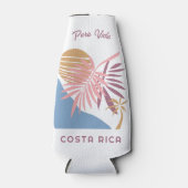 Aangepaste naam Costa Rica Motto Pura Vida Flesjeskoeler (Voorkant)