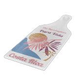 Aangepaste naam Costa Rica Motto Pura Vida Snijplank (Hoek)