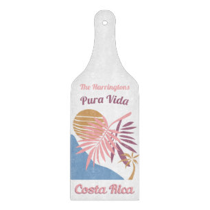Aangepaste naam Costa Rica Motto Pura Vida Snijplank