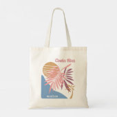 Aangepaste naam Costa Rica Tote Bag (Achterkant)