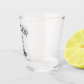 Aangepaste naam Cowgirl-laars Cute moderne vrijgez Shot Glas (Rechts)