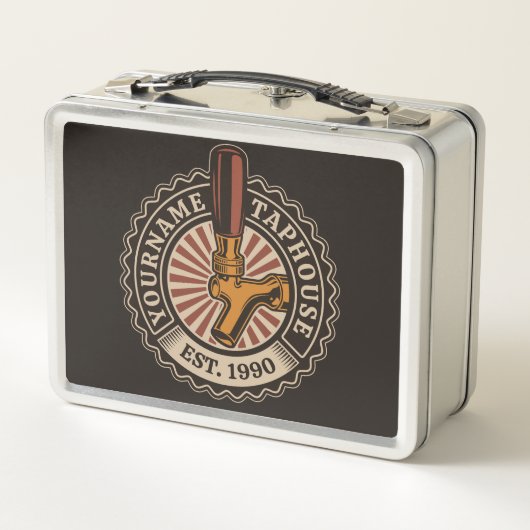 Aangepaste naam Craft Beer Taphouse Brewery Bar (Achterkant)