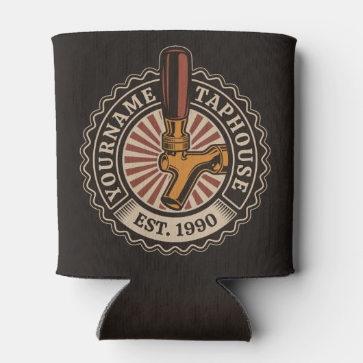 Aangepaste naam Craft Beer Taphouse Brewery Bar Blikjeskoeler (Achterkant)