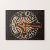 Aangepaste naam Craft Beer Taphouse Brewery Bar Legpuzzel (Horizontaal)
