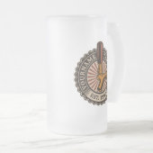 Aangepaste naam Craft Beer Taphouse Brewery Bar Matglas Bierpul (Voorkant rechts)