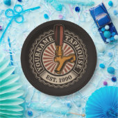 Aangepaste naam Craft Beer Taphouse Brewery Bar Papieren Bordje (Feest)