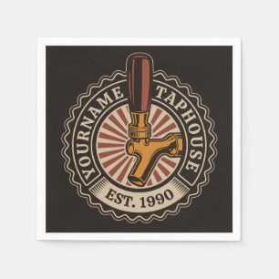 Aangepaste naam Craft Beer Taphouse Brewery Bar Servet