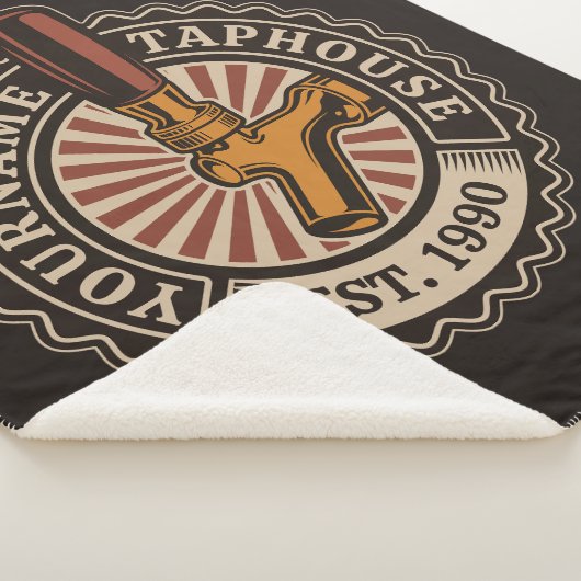 Aangepaste naam Craft Beer Taphouse Brewery Bar Sherpa Deken (3/4)