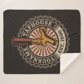 Aangepaste naam Craft Beer Taphouse Brewery Bar Sherpa Deken (Voorkant (horizontaal))
