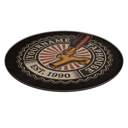 Aangepaste naam Craft Beer Taphouse Brewery Bar Snijplank (Hoek)