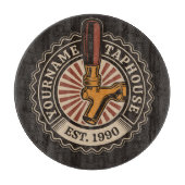 Aangepaste naam Craft Beer Taphouse Brewery Bar Snijplank (Voorkant)