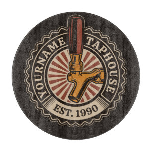Aangepaste naam Craft Beer Taphouse Brewery Bar Snijplank