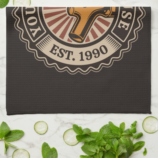 Aangepaste naam Craft Beer Taphouse Brewery Bar Theedoek (Gevouwen)