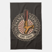 Aangepaste naam Craft Beer Taphouse Brewery Bar Theedoek (Verticaal)