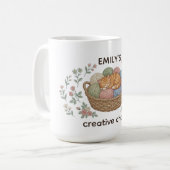Aangepaste naam Creatieve Chaos Kat Comfort Kleure Koffiemok (Voorkant links)