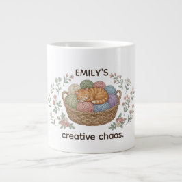Aangepaste naam Creative Chaos Kat Specialty Mok