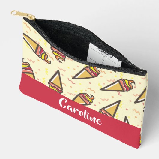 Aangepaste naam crèmepatroon etui (Open)