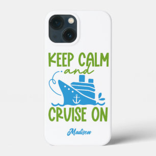 Aangepaste naam cruise Keep Calm Case-Mate iPhone Case