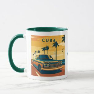 Aangepaste naam Cuba Illustratie Mok