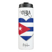 Aangepaste naam Cuba Love Thermosbeker (Voorkant)