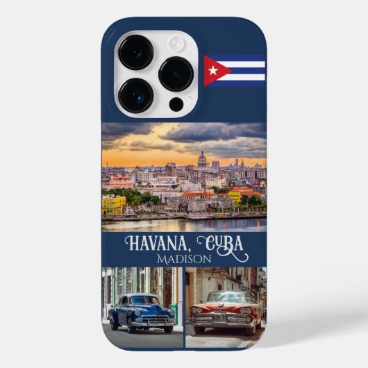 Aangepaste naam Cuba-telefoongesprekken Case-Mate iPhone Case (Achterkant)