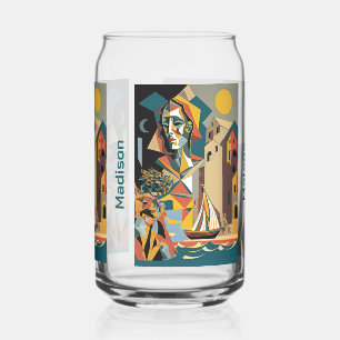 Aangepaste naam Cubist Malaga Blikvorm Glas