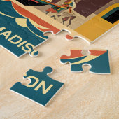 Aangepaste naam Cubist Malaga Legpuzzel (Zijkant)