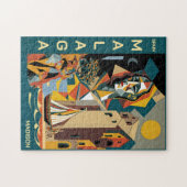 Aangepaste naam Cubist Malaga Legpuzzel (Horizontaal)