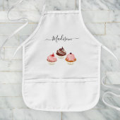 Aangepaste naam Cupcake Party Baking Fun for Child Kinder Schort