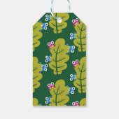Aangepaste naam Cute Bugs Eat Green Leaf Cadeaulabel (Achterkant)