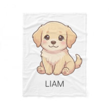 Aangepaste naam Cute Chibi Golden Retriever