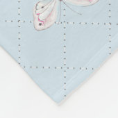 Aangepaste naam Cute Chihuahua Puppy Fleece Deken (Hoek)