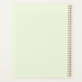 Aangepaste naam Cute Happy Flower Smile Planner (Achterkant)