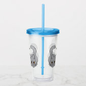 Aangepaste naam Cute Kittens acryltumbler Acryl Drinkbeker (Rechts)