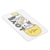Aangepaste naam Cute Kittens Magneet (Rechterzijde)