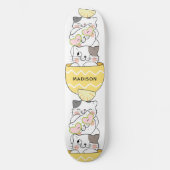 Aangepaste naam Cute Kittens Persoonlijk Skateboard (Voorkant)