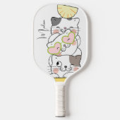 Aangepaste naam Cute Kittens Pickleball Paddle (Voorkant)