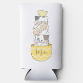 Aangepaste naam Cute Kittens Seltzer Blikjeskoeler (Voorkant)