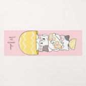 Aangepaste naam Cute Kittens Yogamat (Achterkant (horizontaal))