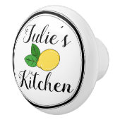 Aangepaste naam Cute Lemon Design Kitchen Drawer P Keramische Knop (Rechts)