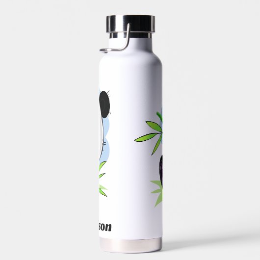 Aangepaste naam Cute Panda Waterfles (Rechts)